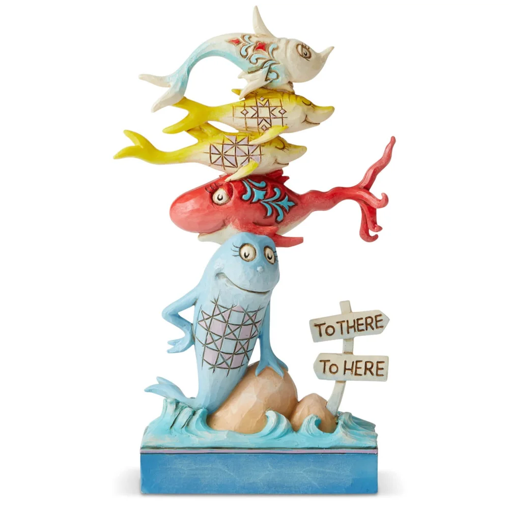 Un poisson, deux poissons, un poisson rouge, un poisson bleu – Dr Seuss par Jim Shore Image 1