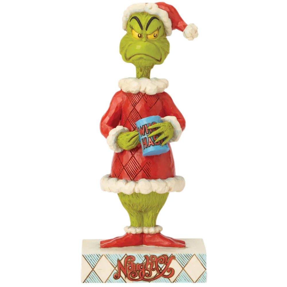 Figurine Le Grinch Biface Gentil/Méchant , Le Grinch par Jim Shore – Dr Seuss Image 1
