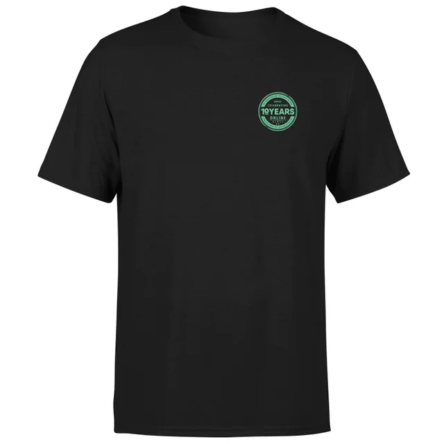 Zavvi 10 Year Stamp Black T-Shirt