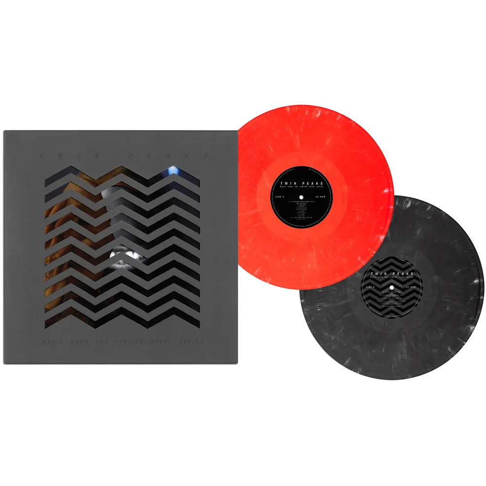 Death Waltz Recording Co. - Twin Peaks (Music From The Limited Event Series) 180g 2xLP (Marbre rouge et noir) Image 1