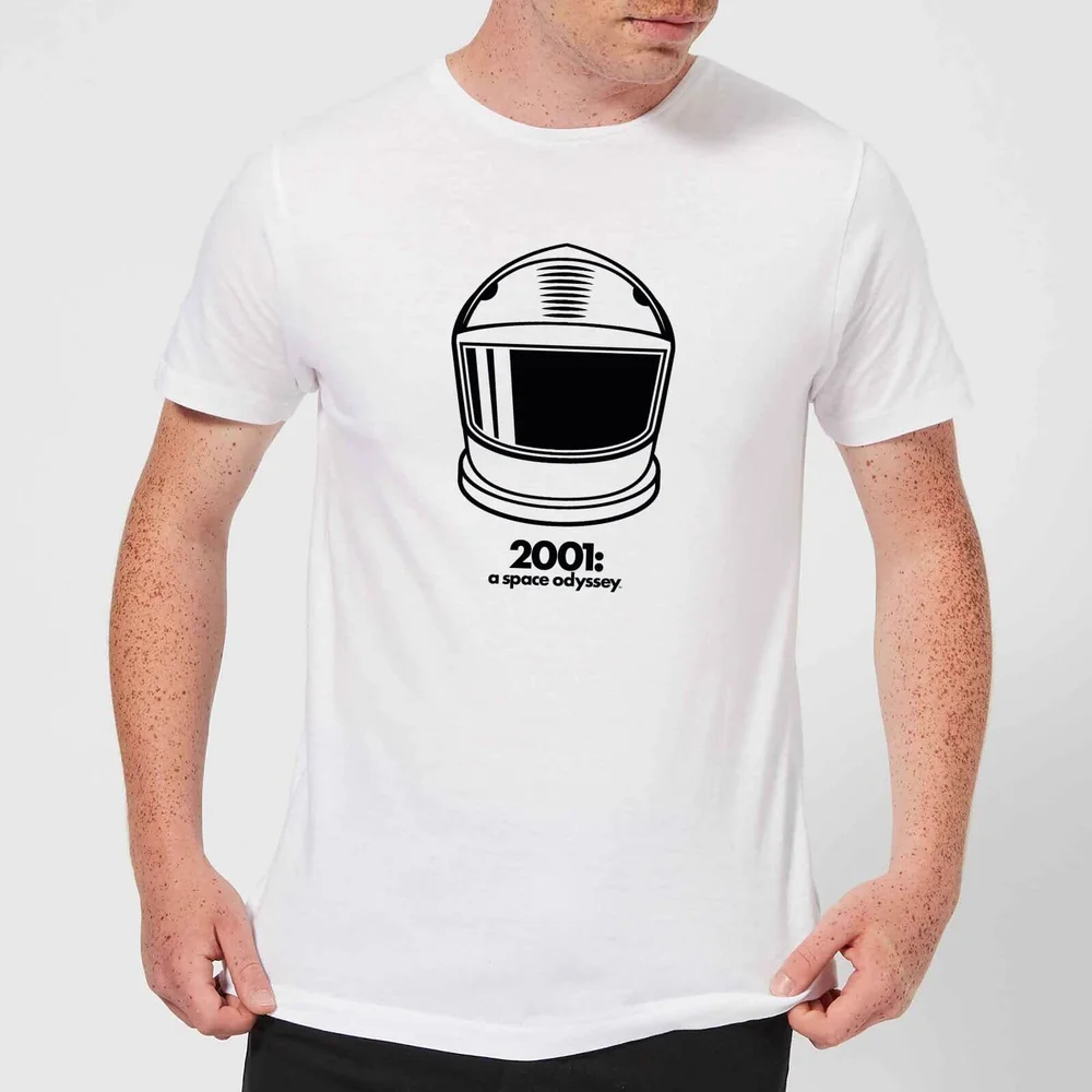 2001: A Space Odyssey Space Helmet Men's T-Shirt - White - S - Blanc Image 1