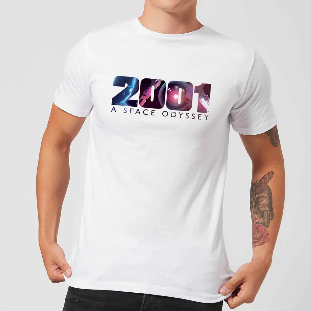 2001: A Space Odyssey HAL Logo Men's T-Shirt - White - S - Blanc Image 1