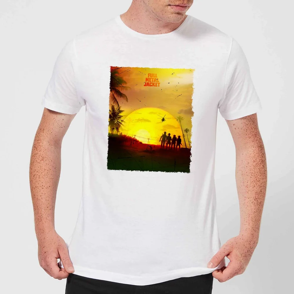 Full Metal Jacket Born To Kill Sunset Men's T-Shirt - White - S - Blanc Image 1