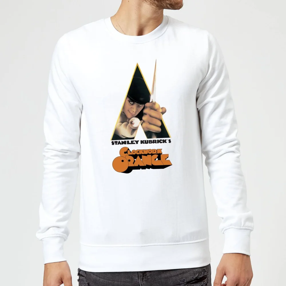 A Clockwork Orange A Clockwork Orange Poster (trim White) Sweatshirt - White - S Image 1