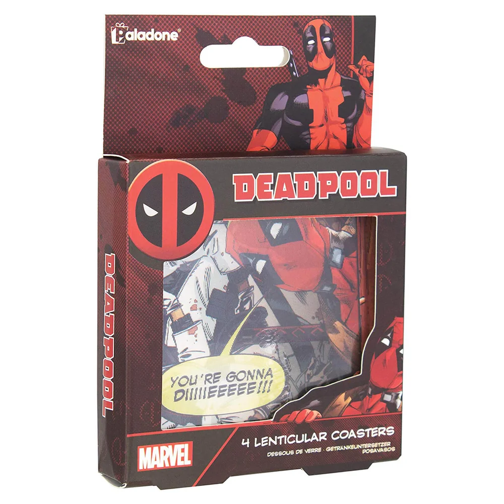 Dessous de verre Deadpool lenticulaire Image 1