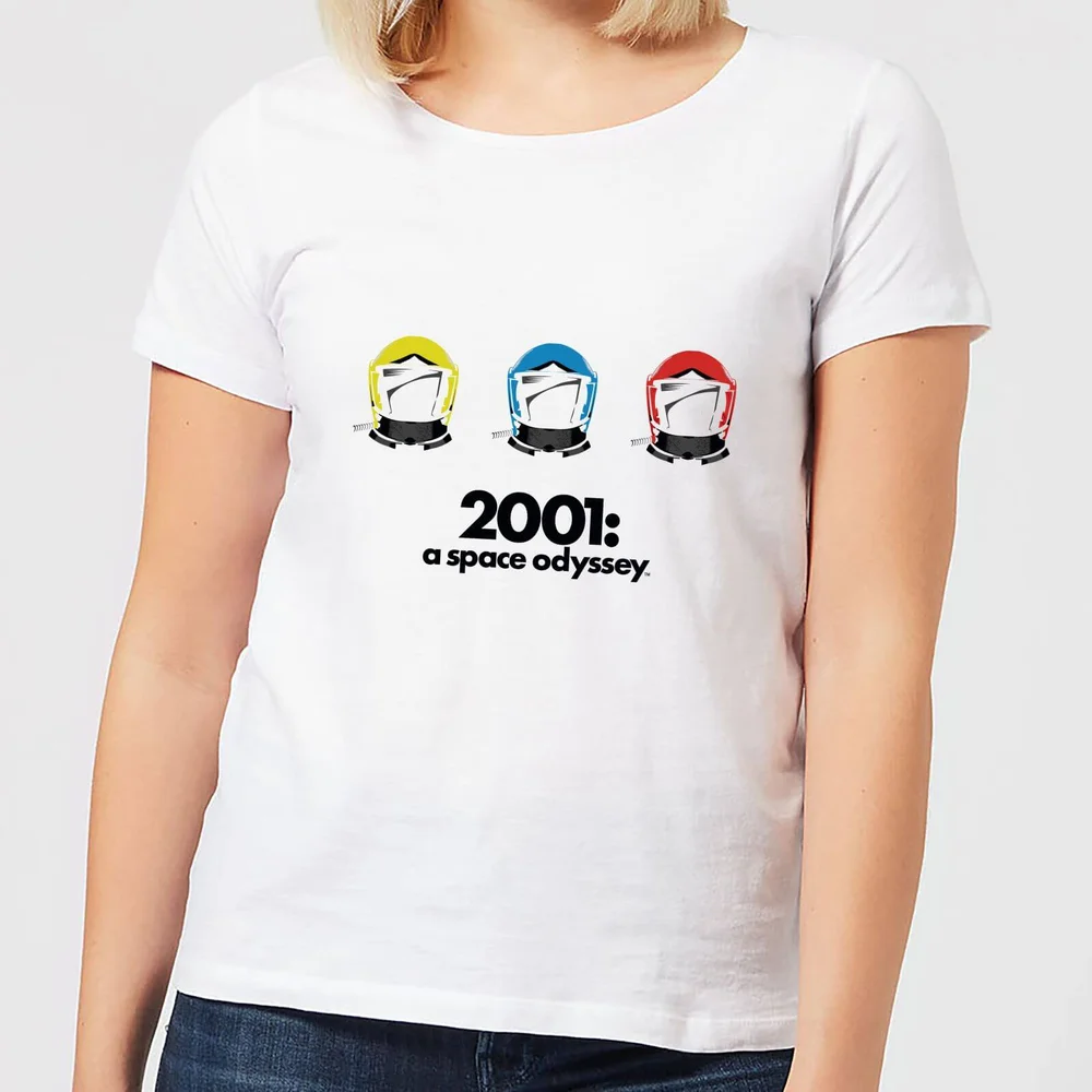 2001: A Space Odyssey Space Helmets Women's T-Shirt - White - S - Blanc Image 1