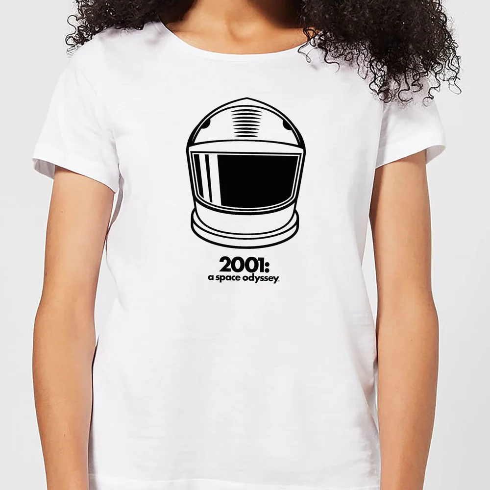 2001: A Space Odyssey Space Helmet Women's T-Shirt - White - S - Blanc Image 1