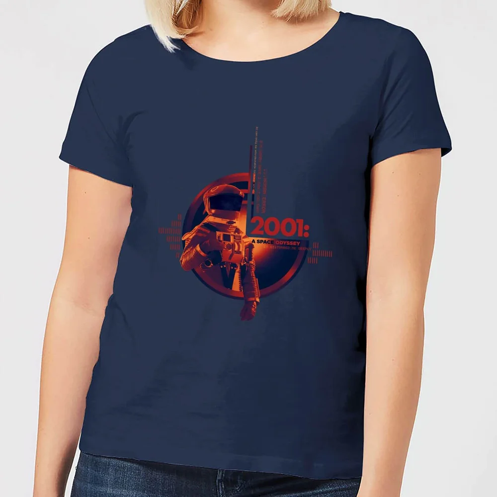 2001: A Space Odyssey 2001 Retro Space Suit Women's T-Shirt - Navy - S - Navy Image 1