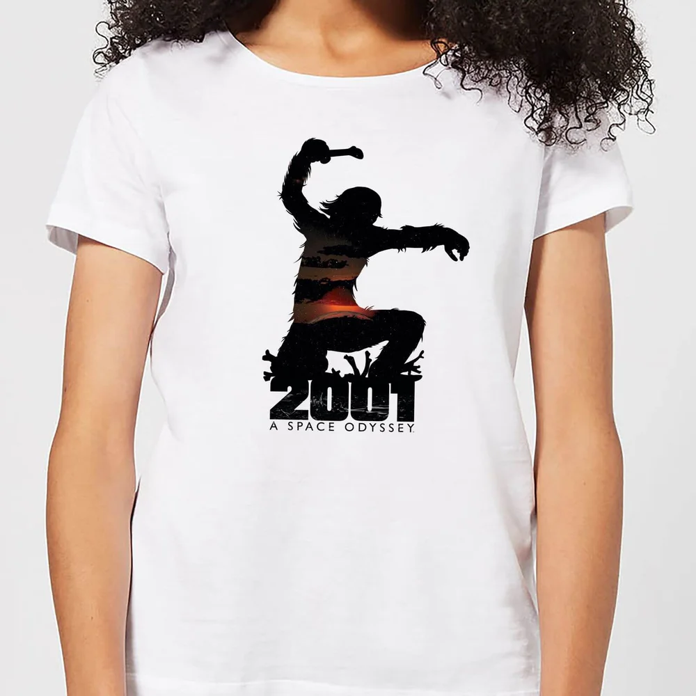 2001: A Space Odyssey Ape Logo Women's T-Shirt - White - S - Blanc Image 1