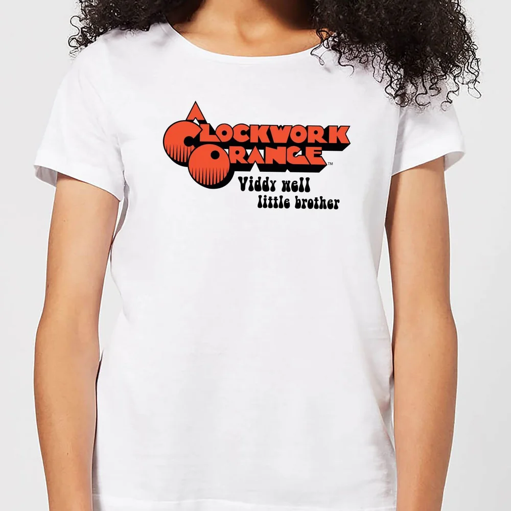 A Clockwork Orange Viddy Well Little Brother Women's T-Shirt - White - S - Blanc Image 1