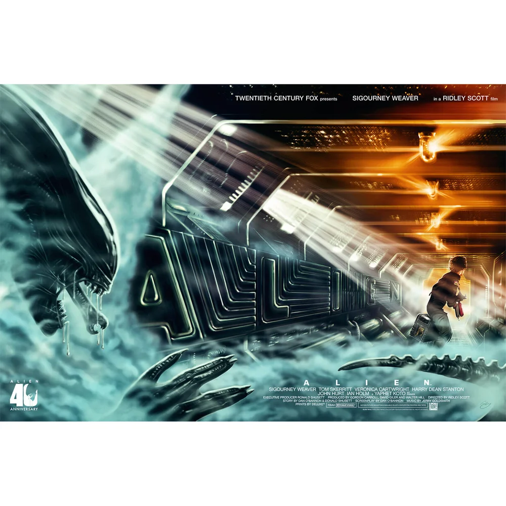 Poster Fine Art Giclée - Alien '40ème Anniversaire' Image 1