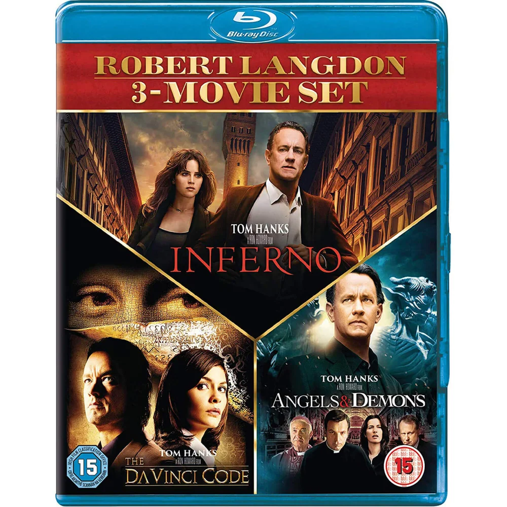 Coffret Inferno, Anges et Démons et Da Vinci Code (Repackage non Uv 2019) Image 1