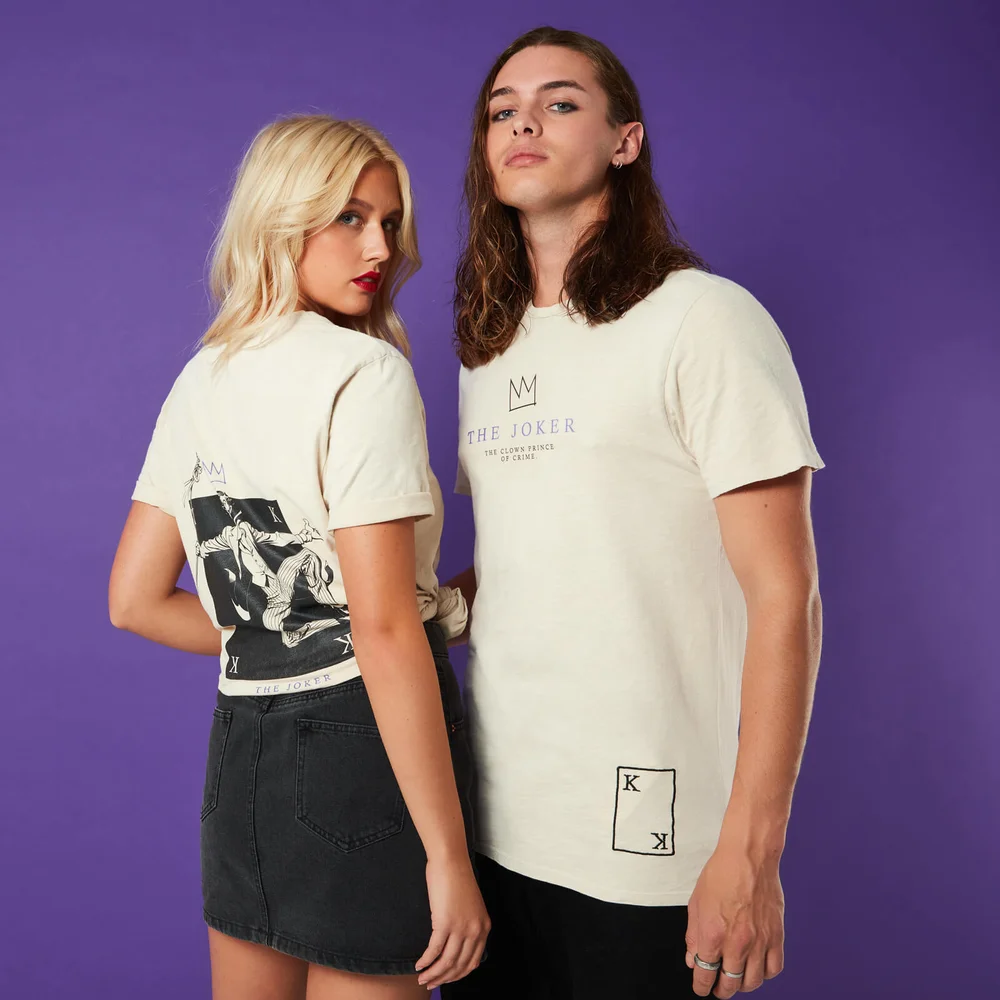 T-shirt From Clown Prince To King Of Crime - Blanc Délavé - Unisexe - S Image 1