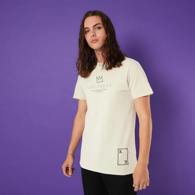 T-shirt From Clown Prince To King Of Crime - Blanc Délavé - Unisexe