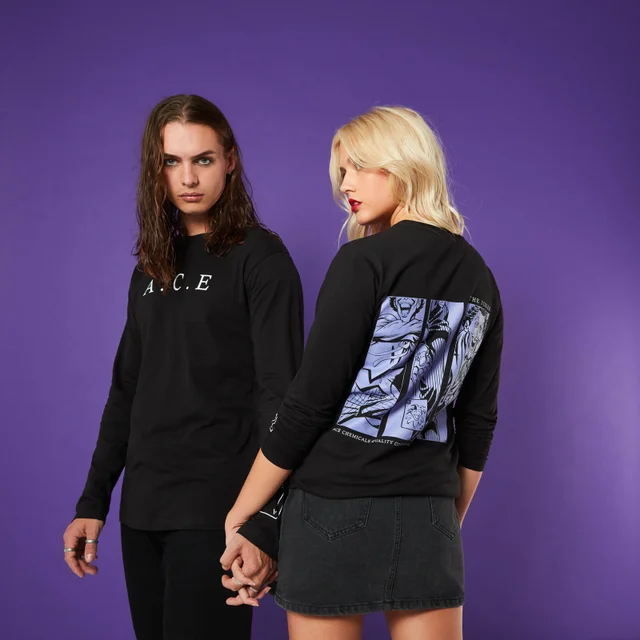 T-shirt à manche longue A.C.E Up My Sleeve - Noir - Unisexe