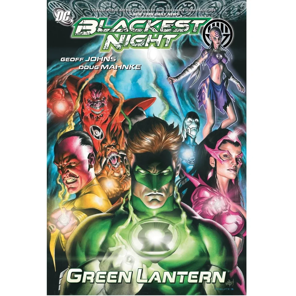 DC Comics Blackest Night Green Lantern Trade Livre de poche Image 1