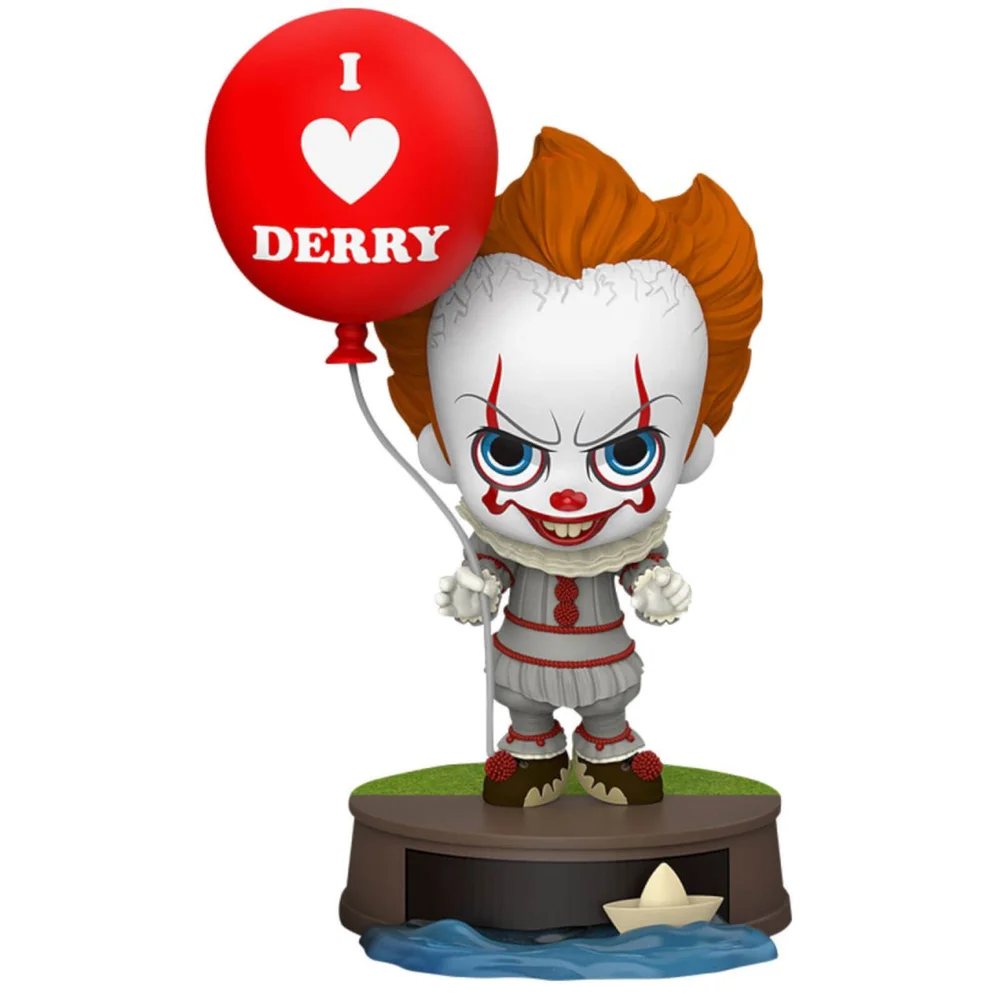 Mini figurine Cosbaby Grippe-Sou avec ballon (11 cm), Ça : Chapitre 2 – Hot Toys Image 1