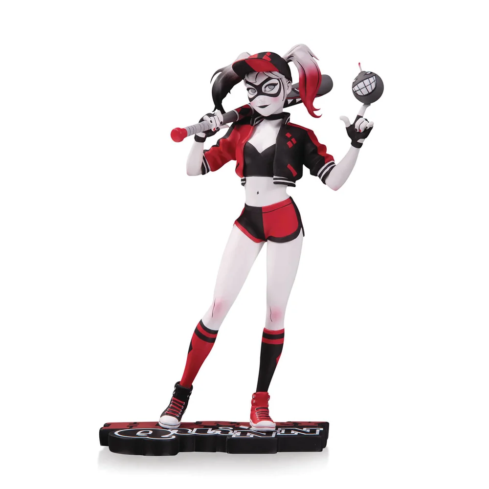 Statuette Harley Quinn Red White & Black par Chen Statue Image 1