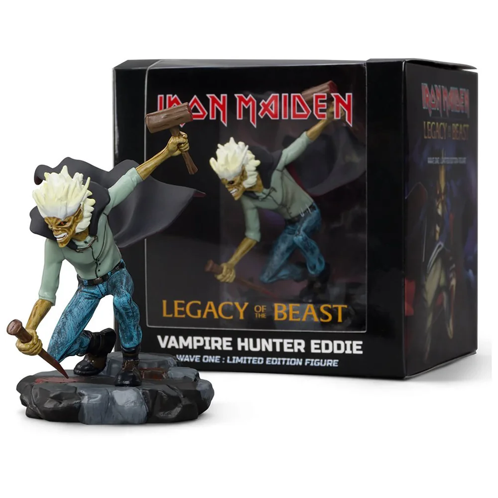 Iron Maiden Legacy of the Beast - Figurine Vampire Hunter Eddie Image 1