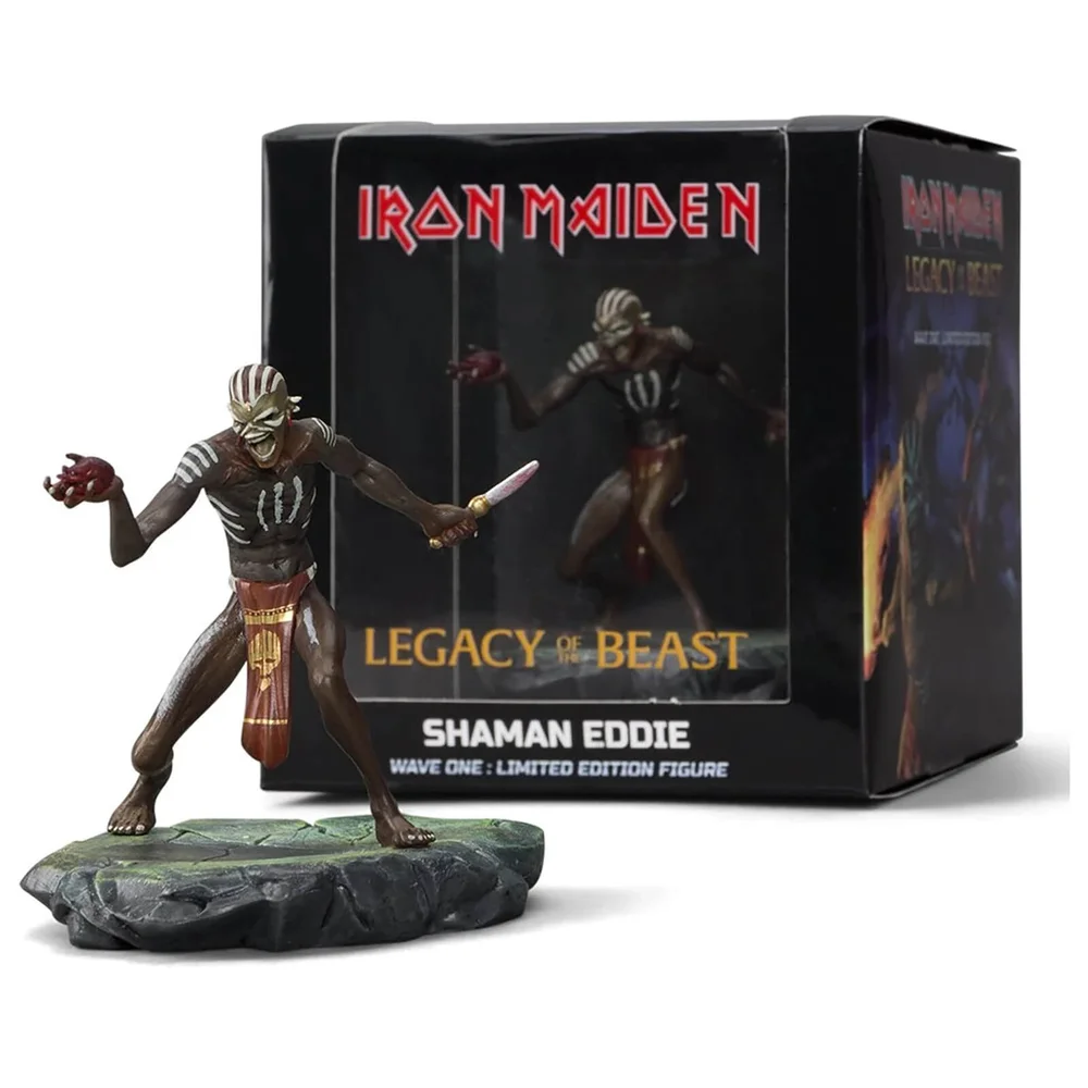 Iron Maiden Legacy of the Beast - Figurine Shaman Eddie Image 1