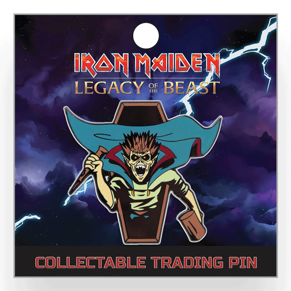 Pin de revers Iron Maiden Legacy of the Beast - Vampire Hunter Eddie Image 1