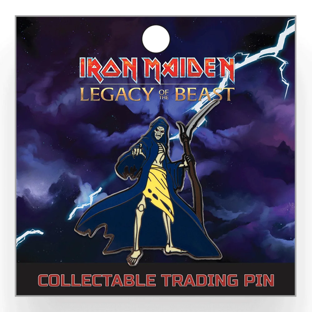Pin de revers Iron Maiden Legacy of the Beast - Grim Reaper Eddie Image 1
