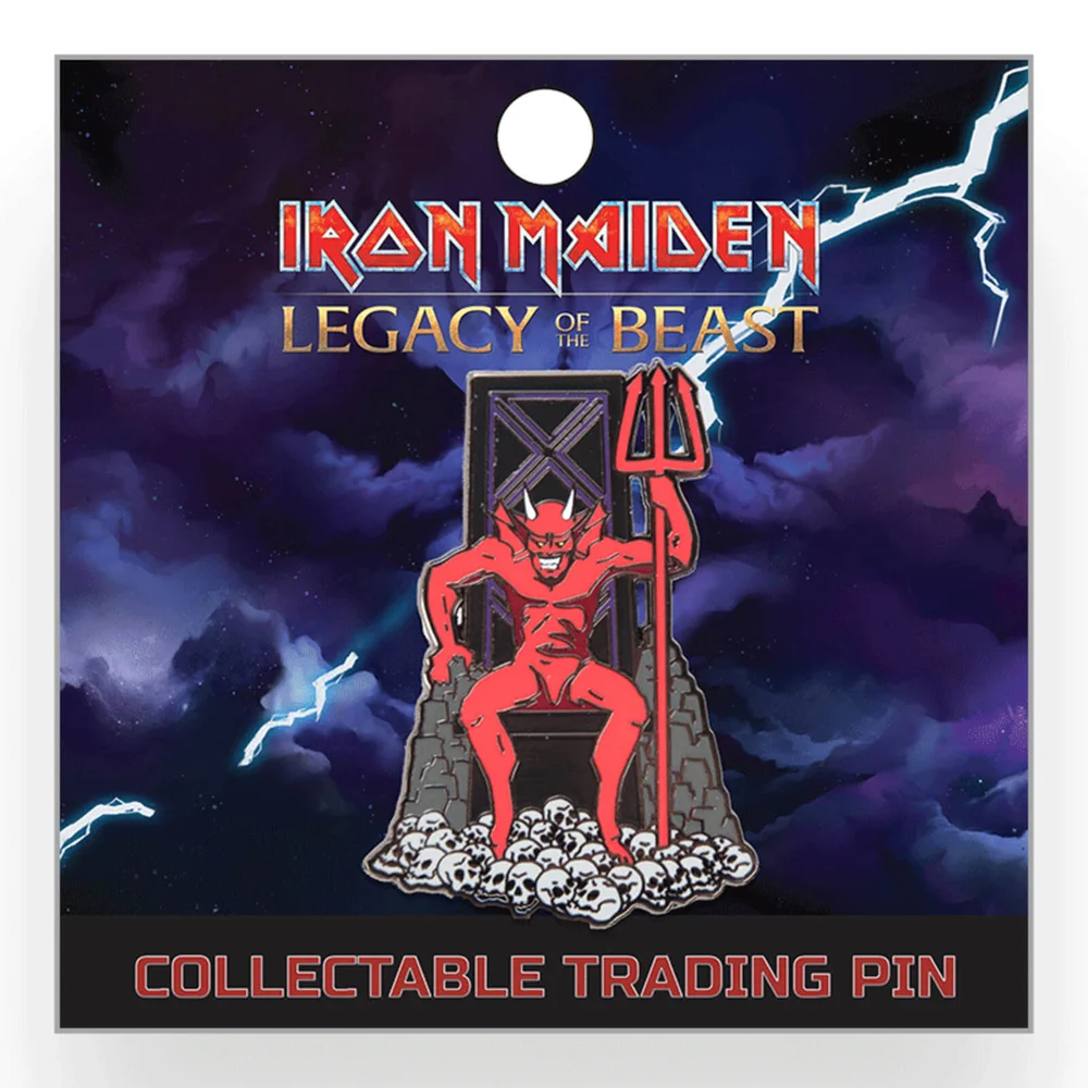 Pin de revers Iron Maiden Legacy of the Beast - La Bête Image 1