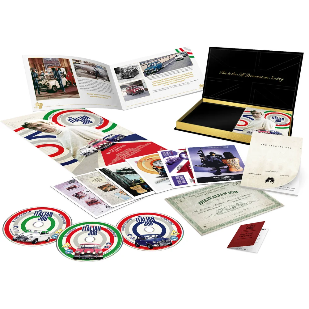 Italian Job (L'or se barre) 50e anniversaire - Édition Deluxe (Double pack) Image 1