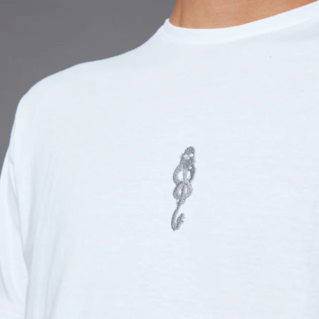 T-shirt Harry Potter The Dark Arts Mangemorts - Blanc