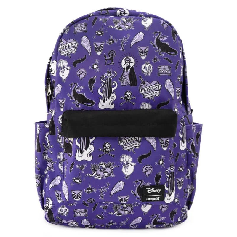 Sac à dos en nylon Loungefly Disney Villain Icons Aop Image 1