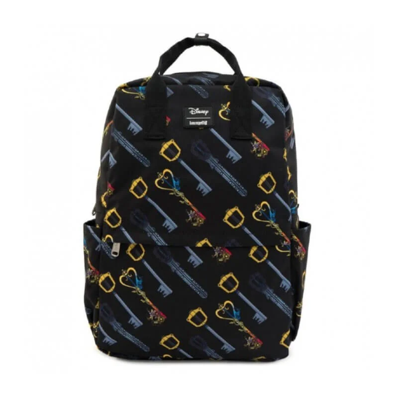 Loungefly Disney Kingdom Hearts Keys Aop Square Sac à dos en nylon Image 1