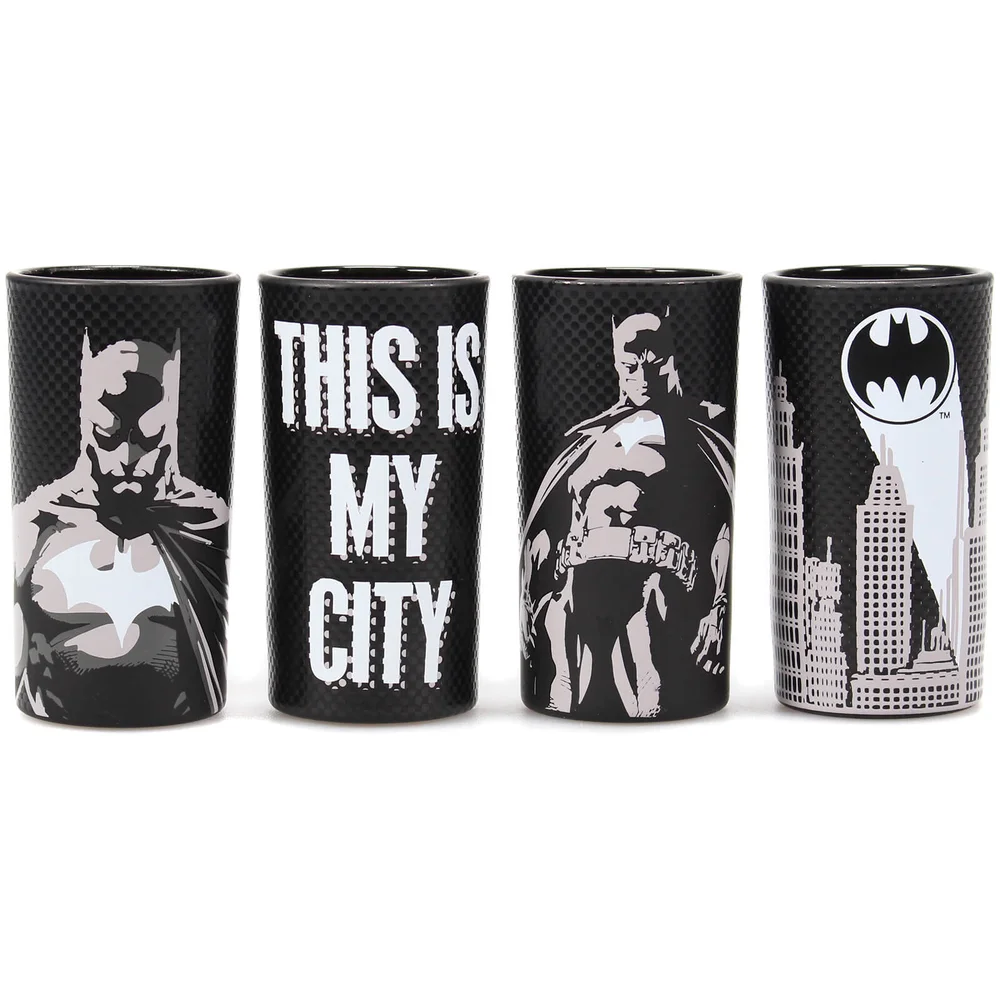 Batman - Ensemble de 4 mini-verres Image 1
