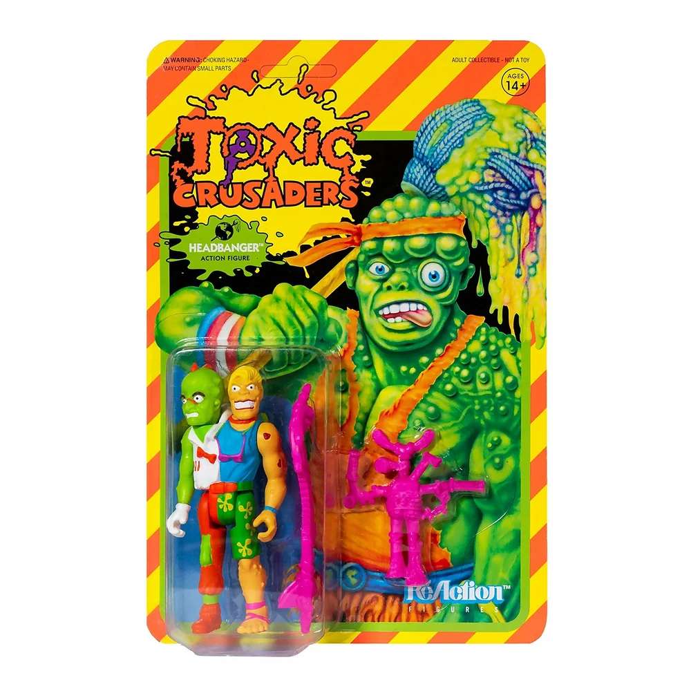 Super7 Toxic Crusaders Figurine articulée - Headbanger Image 1