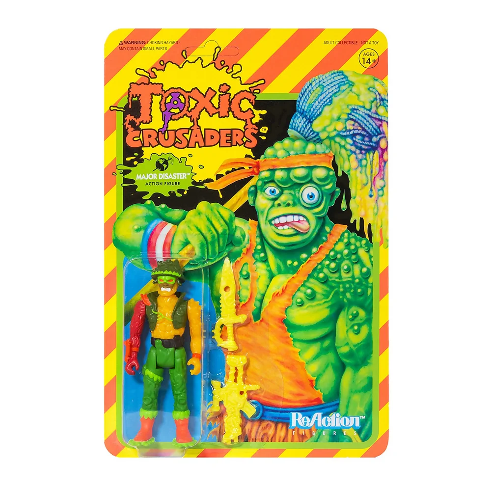 Super7 Toxic Crusaders Figurine articulée - Major Disaster Image 1