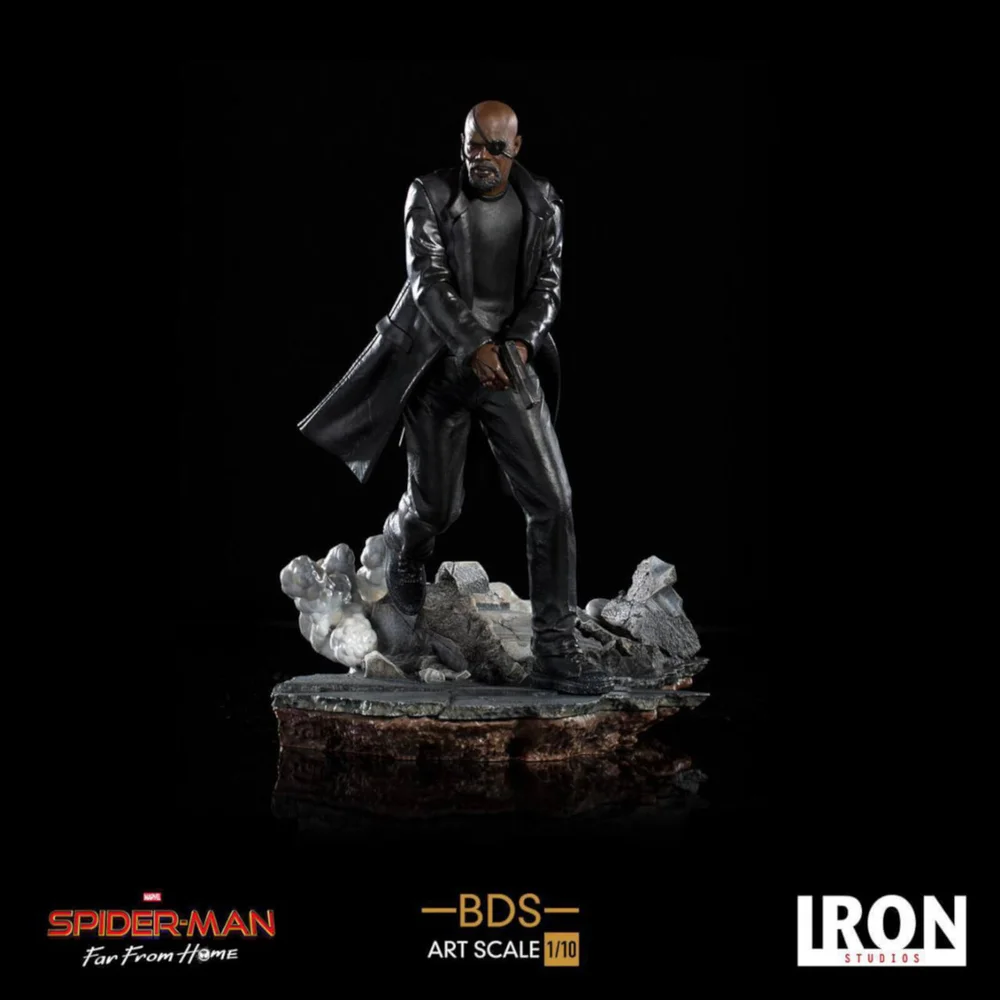 Iron Studios Spider-Man : Far From Home BDS Art Statuette Deluxe échelle 1/10 Nick Fury Image 1