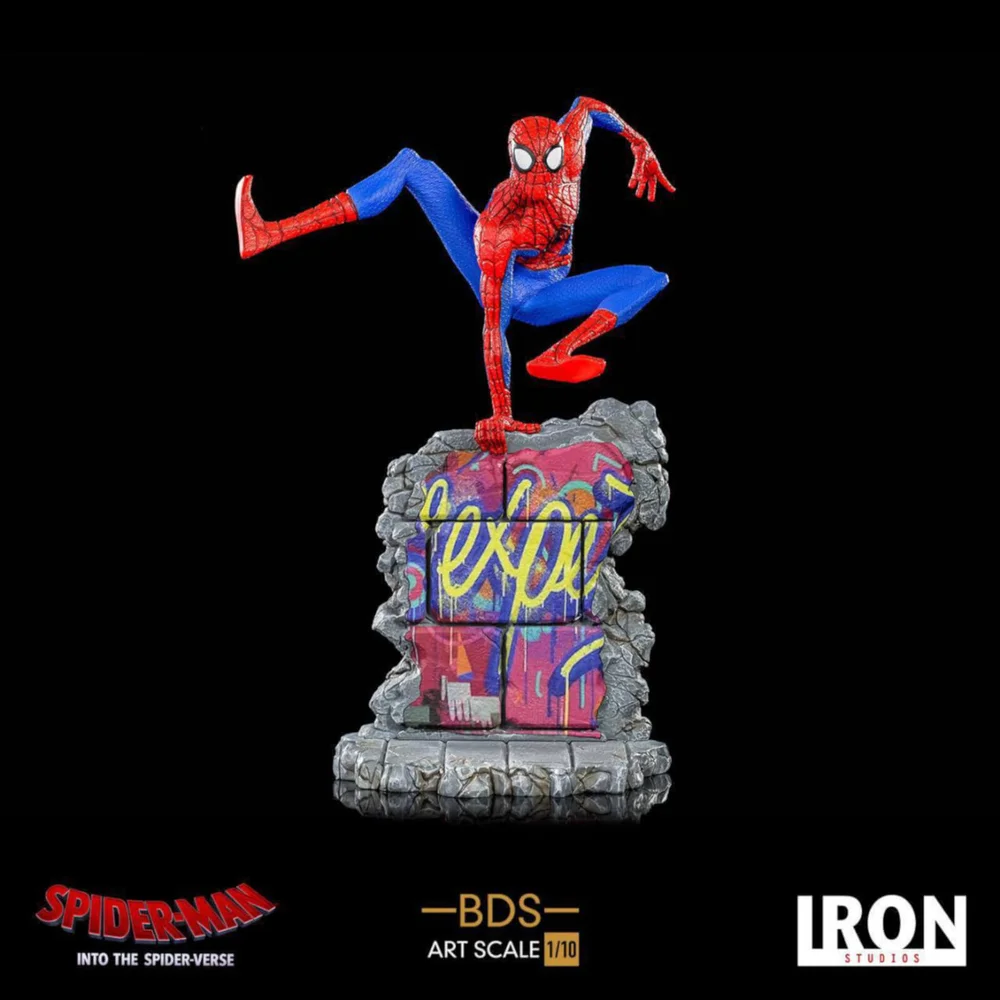 Iron Studios Spider-Man : Into the Spider-Verse BDS Art Statuette Deluxe échelle 1/10 Peter B. Parker Image 1