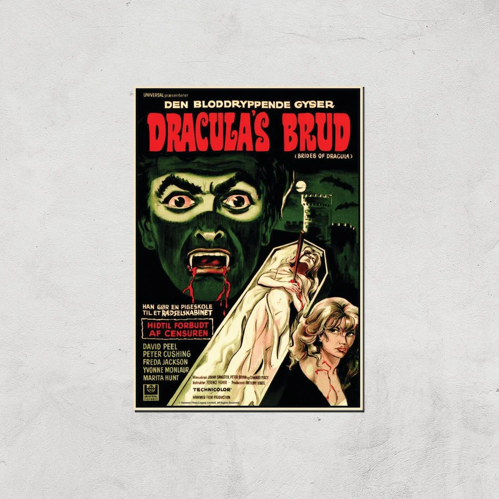Dracula's Brud Giclee Art Print - A4 - Print Only Image 1