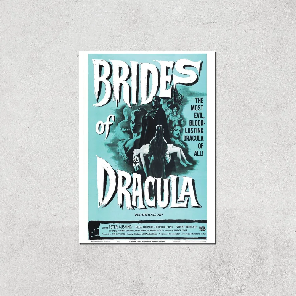 Brides Of Dracula Giclee Art Print - A4 - Print Only Image 1