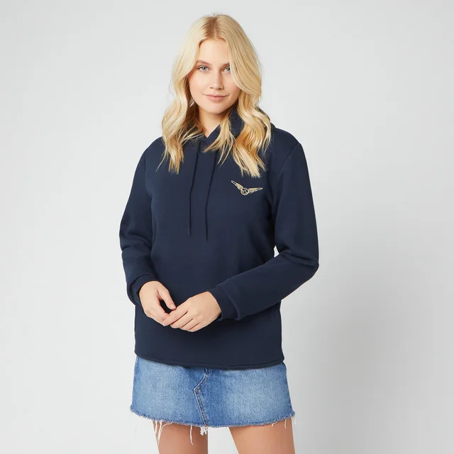 Sweat à capuche Unisexe Harry Potter Golden Snitch Brodé - Bleu Marine