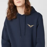 Sweat à capuche Unisexe Harry Potter Golden Snitch Brodé - Bleu Marine - undefined undefined