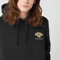 Sweat à capuche Unisexe Harry Potter Slytherin Brodé - Noir