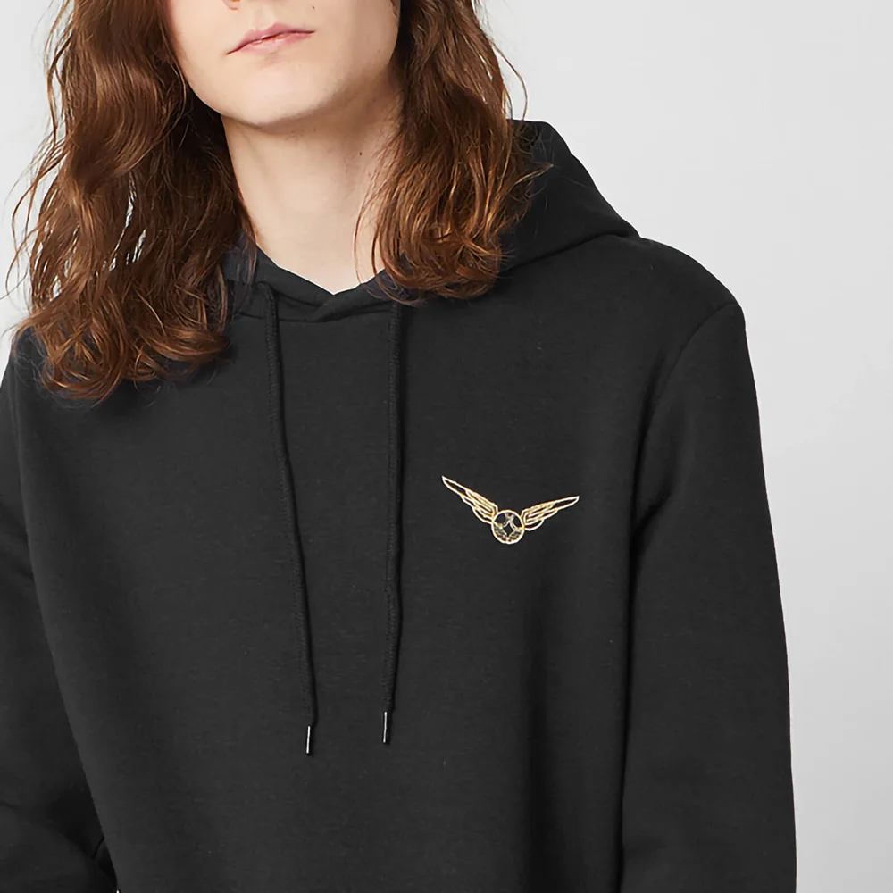 Sweat à capuche Unisexe Harry Potter Golden Snitch Brodé - Noir - S Image 1