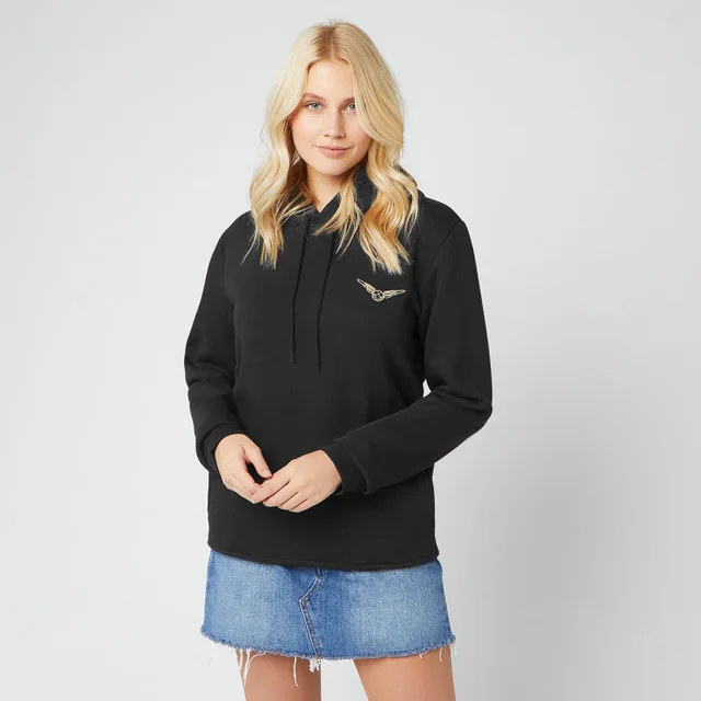 Sweat à capuche Unisexe Harry Potter Golden Snitch Brodé - Noir