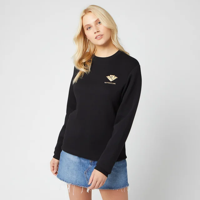 Sweat-shirt Unisexe Harry Potter Ravenclaw Brodé - Noir