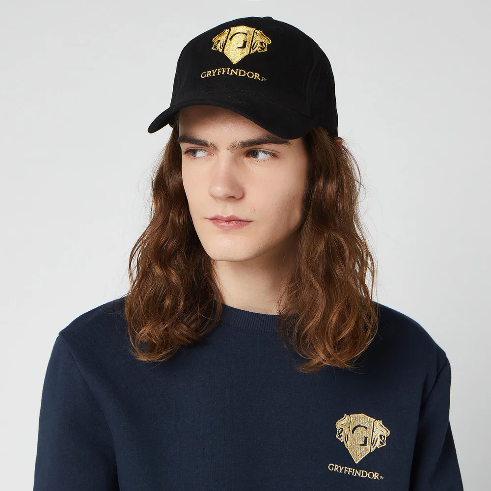 Casquette Harry Potter Gryffindor Brodé - Noir Image 1