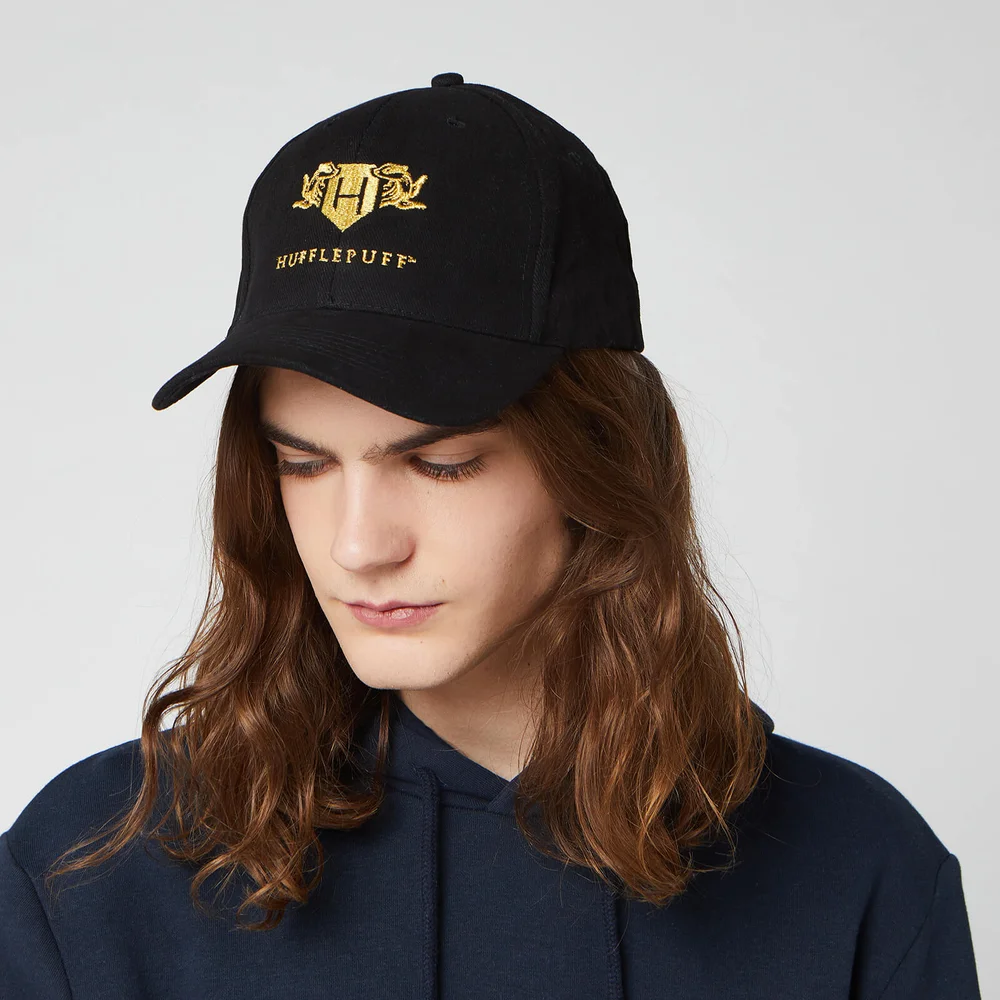 Casquette Harry Potter Hufflepuff Brodé - Noir Image 1