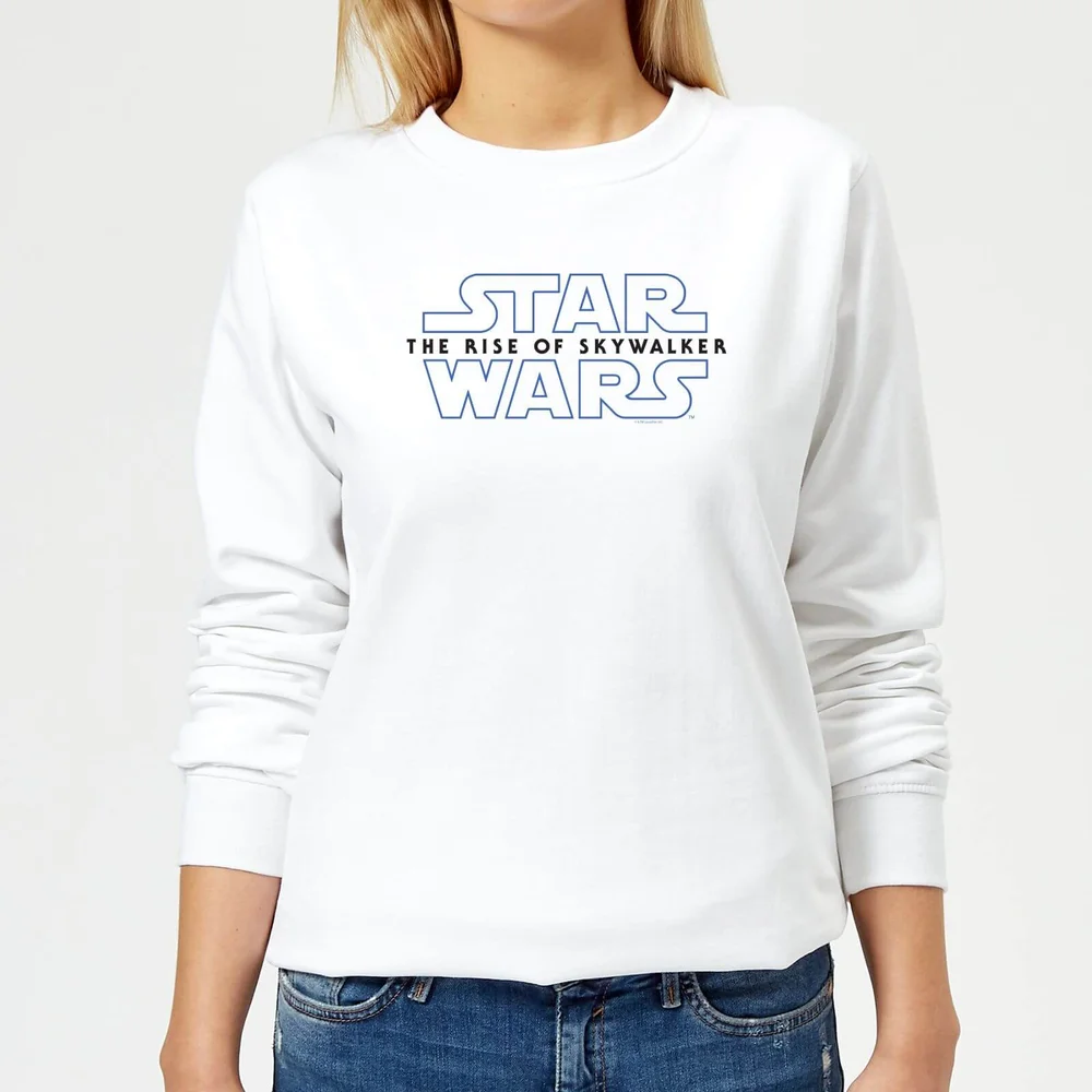 Star Wars The Rise Of Skywalker Logo Women's Sweatshirt - White - XS Image 1