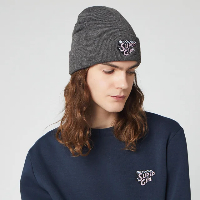 Bonnet DC Super Girl - Gris