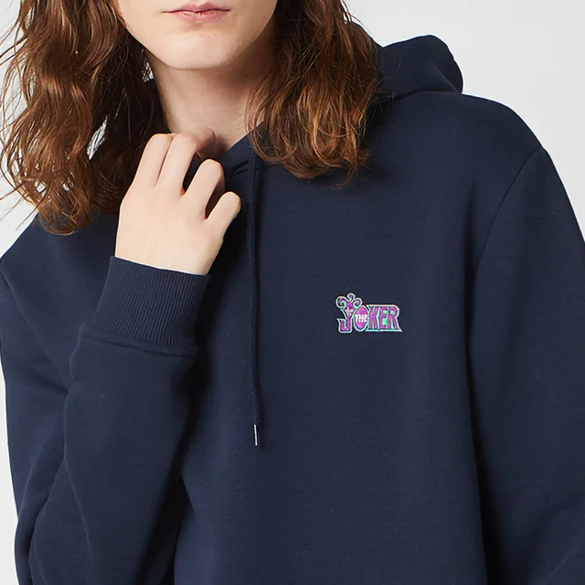 Sweat à capuche Unisexe DC The Joker Brodé - Noir