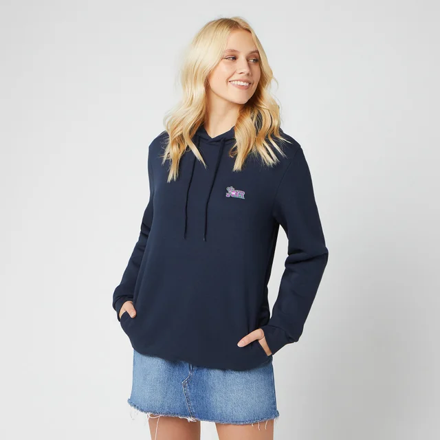 Sweat à capuche Unisexe DC The Joker Brodé - Noir